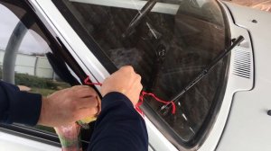 Как установить ветровики,установка на Оку.