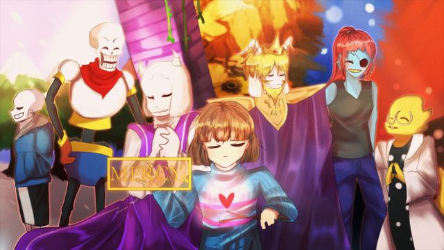 { From Undertale 4th anniversary } Undertale main theme Music box Arrange смотреть онлайн