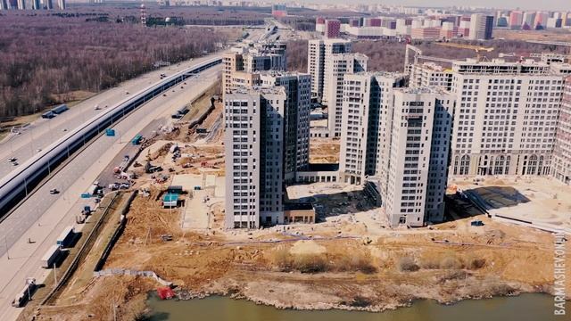 Строительство жилого комплекса "Прокшино" смотреть онлайн