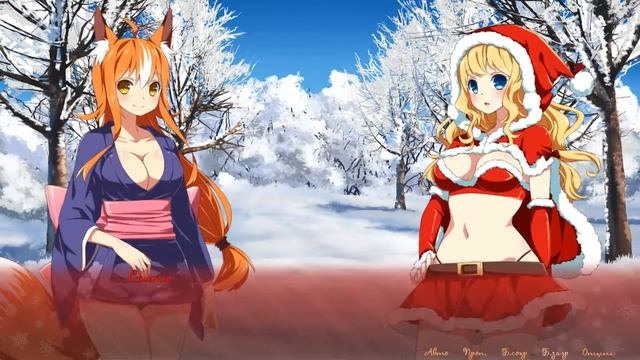 Акина отберает что-то у Санти или Розговор о магии .Прохождение Sakura Santa смотреть онлайн