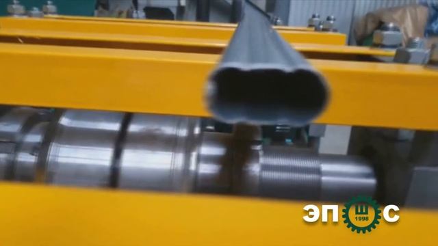 Линия по производству овальной трубы для снегозадержателей с фальцевым замком смотреть онлайн