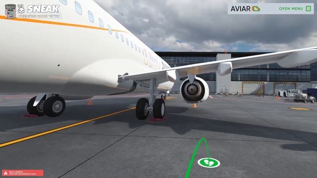 How to land a 747 in VR! - Airport Ground Handling Simulator VR смотреть онлайн