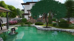 Ландшафтный дизайн   Проект участка 8 соток   март  2018  Москва.