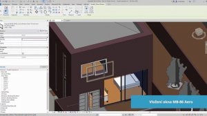 CZ: Okna a dveře - Aluprof Revit