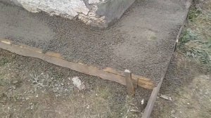 Как не нужно делать отмостку