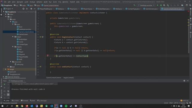 Java/libGDX 2D Pong Game Tutorial #7 смотреть онлайн