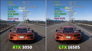 RTX 3050 vs GTX 1650 Super Gaming Benchmark | Test in 10 Games |