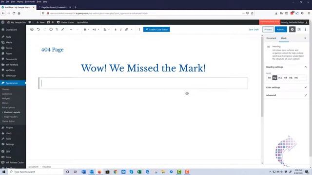 How to Create a 404 Page with Astra