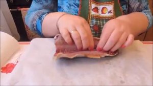 Правильная разделка селедки