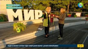 Учимся заниматься скандинавской ходьбой. Гость - Анастасия Полетаева. Эфир от 13.09.2016