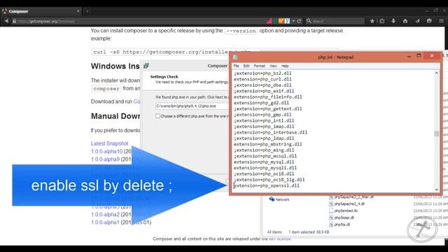 How to Install Composer on Windows смотреть онлайн