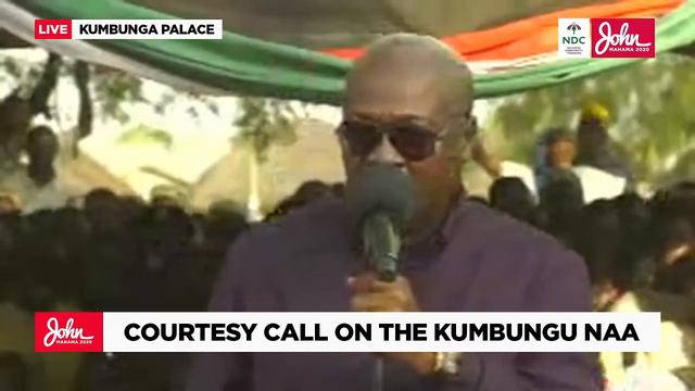 John Mahama on the MOVE | Courtesy call on the Kumbungu Naa смотреть онлайн