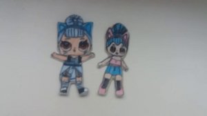 Все мои бумажные куклы Лол ! 32 штуки!!