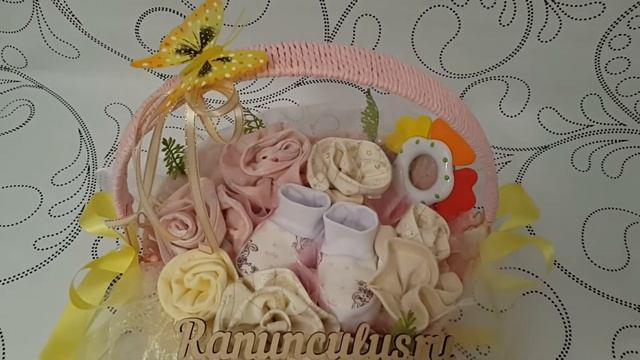 Подарочная корзина на рождение ребенка