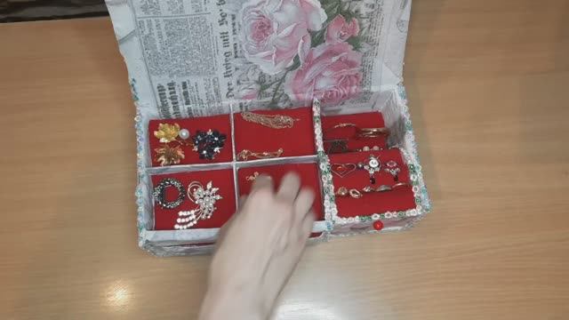 Шкатулка для украшений своими руками; DIY jewelry box