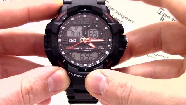 Часы Q&Q GW86-002 - Инструкция, как настроить от PresidentWatches.Ru смотреть онлайн