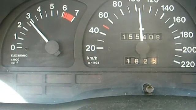 80-120 kmh 5th 13.6sec  OPEL ASTRA F 1.6 16V