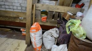 Сарай для коровы. Обустраиваем место для коровы.  We equip the shed for the cow.