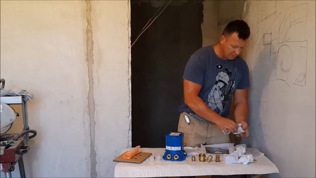 Встроенный смеситель с терморегулятором GROHE (обзор из серии PRO)