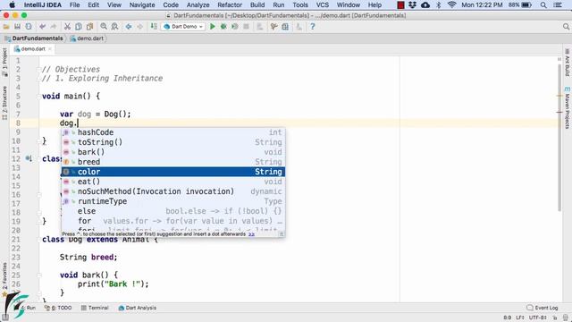 Dart Inheritance Demo. Object Oriented Dart. Dart for Flutter Tutorial #9.3 смотреть онлайн