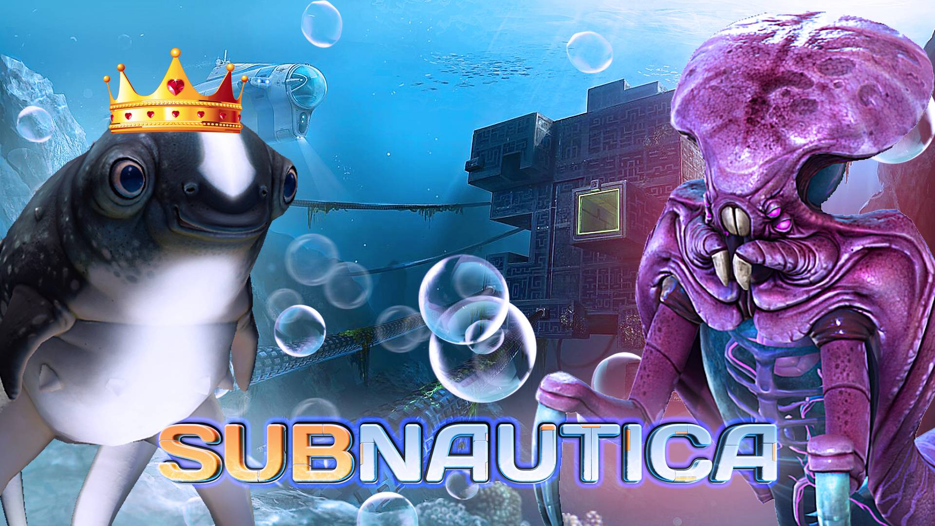 Subnautica: Весь сюжет: Повелитель океана - нарезка стрим