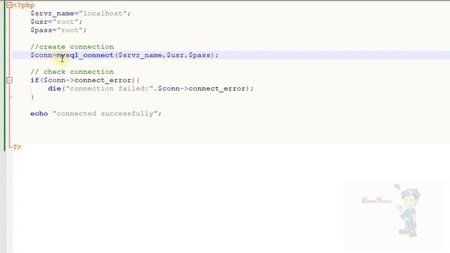 Fatal error: Uncaught Error: Class 'mysql_connect' not found in/PHP mysql Connection/Error solution