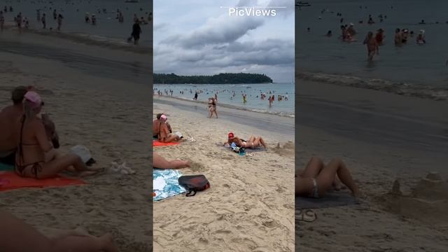 Пляж Ката на Пхукете. Таиланд. Какая сегодня погода 13 декабря 2023. Курорт зимой. Море, пляж