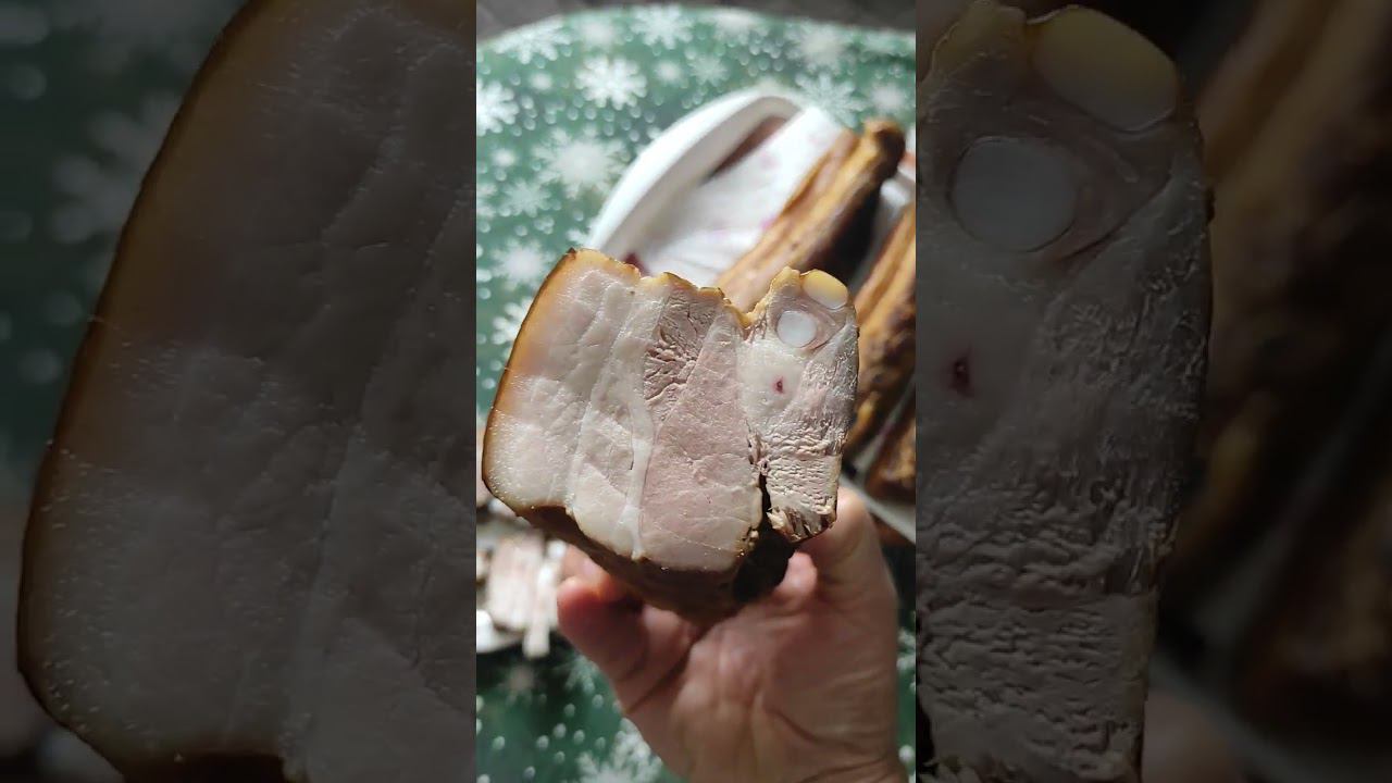 Грудинка горячего копчения