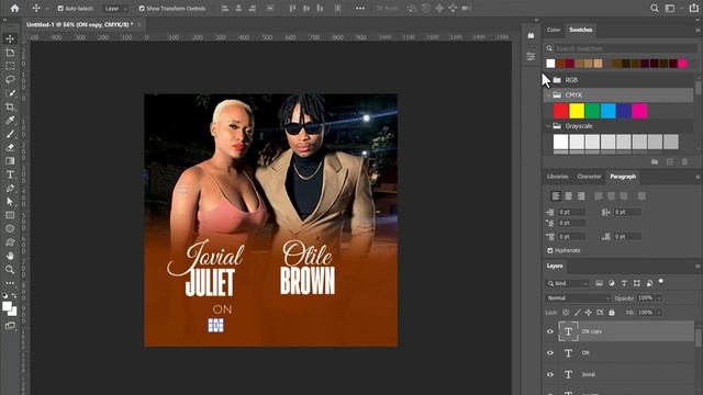 HOW TO DESIGN A POSTER IN PHOTOSHOP | MARSHA CREATIVES смотреть онлайн