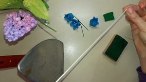 Колокольчик из фоамирана. Легко и быстро. Интерьерные полевые цветы из фоамирана.