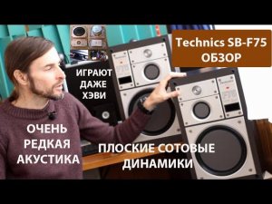 Technics SB F75 Акустика с ПЛОСКИМИ динамиками