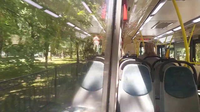 Поездка на автобусе ЛИАЗ-5292.22 012629 по маршруту 870 от 3 мкр. Московского до Московского смотреть онлайн