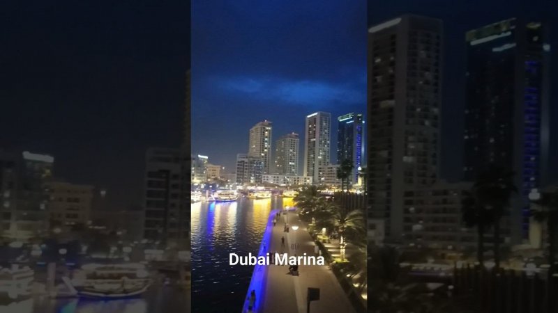 Dubai Marina night #travel #dubai #отдых #путешествия