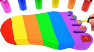 Как сделать Радужную ножку с помощью Mad Matter и сделать резку лака для ногтей ASMR (2022)