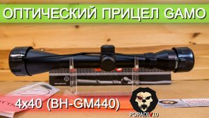 Оптический прицел Gamo 4x40 (BH-GM440) видео обзор 4k