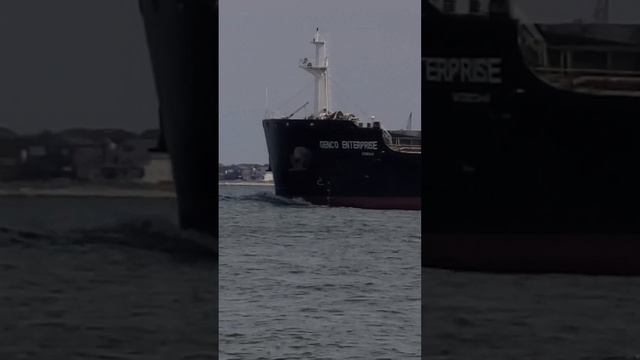 Chesapeake Bay, VA #cargoship #maritime #transporter  #containership #instaship #shipspotting #ship