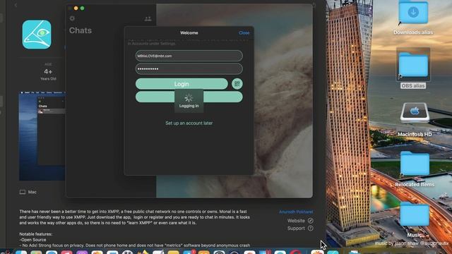 Monal XMPP Open source Messenger App [MAC] Basic Overview - Mac App Store смотреть онлайн