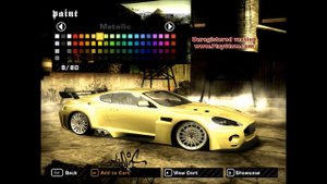 How to make ronnie's aston martin in NFS Most Wanted