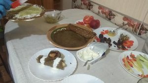 Диетические блины с конопляной муки