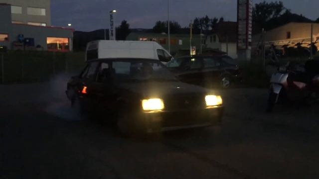 Mitsubishi Lancer EX 2000 Turbo burnout смотреть онлайн