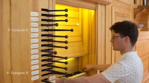 Demo of the Thuringian-style Bach Organ in Budapest, Hungary | Aeris Orgona