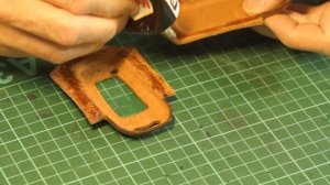 Making A Smart Key Leather Case DIY. Очень легко кожаный чехол для смарт ключа авто своими руками.