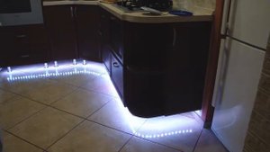 LED подсветка кухни своими руками