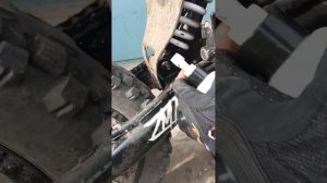 Как избавиться от скрипа заднего амортизатора на питбайке!