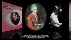 W.A, Mozart - Symphony No.15 in G major, K. 124 (dir. Erich Leinsdorf, 1960)