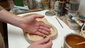 Поднос из дерева, менажница для двоих ... деревянный поднос...