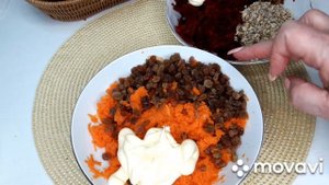 СЛОЁНЫЙ  САЛАТ  ЗИМНИЙ