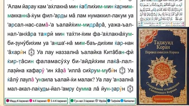 Поучительное чтение страницы Корана № (128)