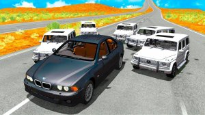 МАФИЯ НА ГЕЛИКАХ ПЫТАЕТСЯ МЕНЯ ПОЙМАТЬ! УЕХАЛ НА BMW ОТ ЖЕСТКИХ БАНДИТОВ! ПОГОНИ В BeamNG.drive