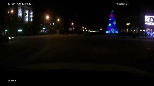ДТП - Проезд на красный. "Каскад". 28.11.15 г. Омск смотреть онлайн